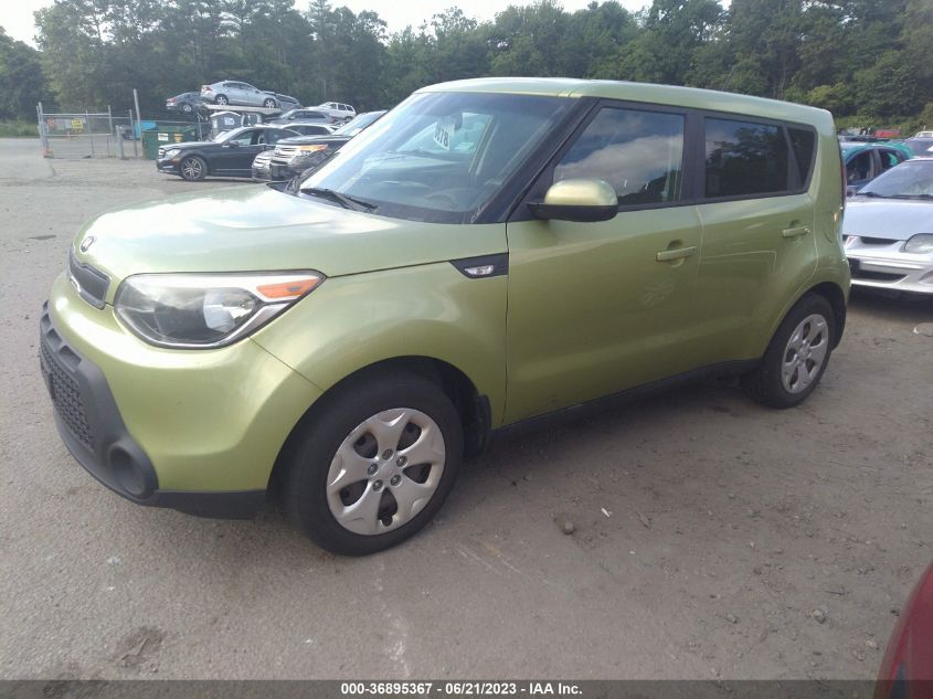 2014 KIA SOUL BASE - KNDJN2A20E7738493