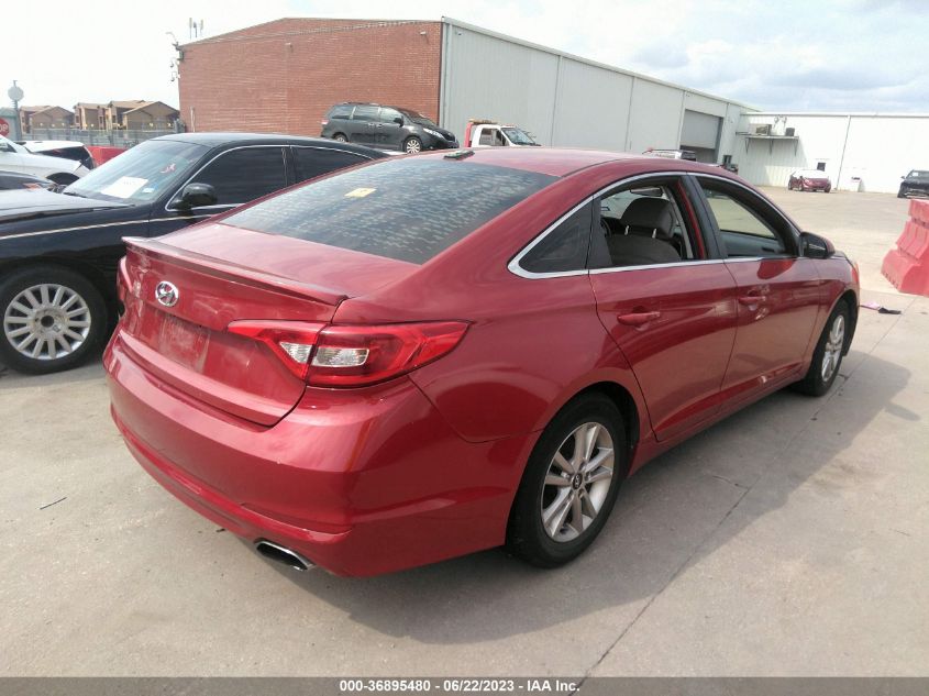 2017 HYUNDAI SONATA 2.4L - 5NPE24AF8HH516695