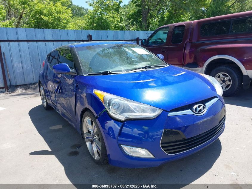 2013 HYUNDAI VELOSTER W/BLACK INT - KMHTC6AD1DU118920