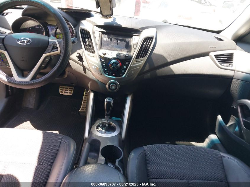 2013 HYUNDAI VELOSTER W/BLACK INT - KMHTC6AD1DU118920