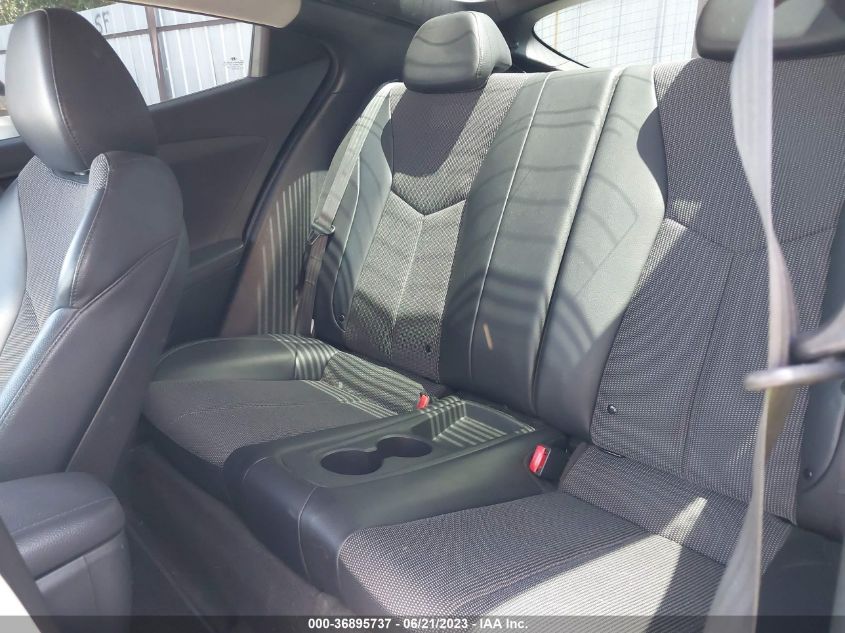 2013 HYUNDAI VELOSTER W/BLACK INT - KMHTC6AD1DU118920