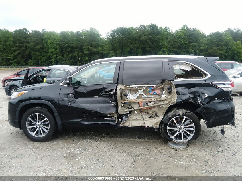 2017 TOYOTA HIGHLANDER XLE/SE - 5TDJZRFH7HS378613