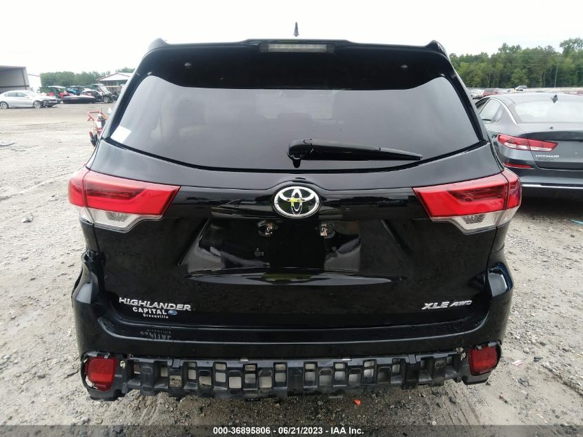 2017 TOYOTA HIGHLANDER XLE/SE - 5TDJZRFH7HS378613