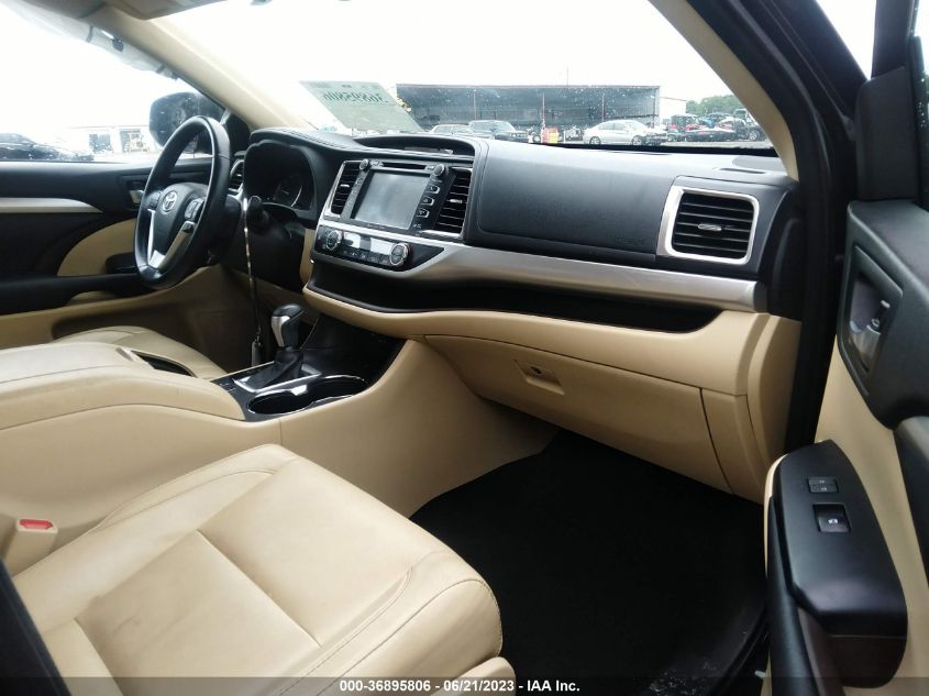 2017 TOYOTA HIGHLANDER XLE/SE - 5TDJZRFH7HS378613