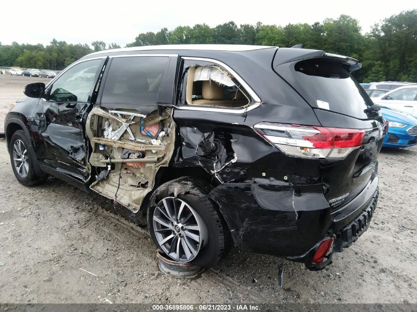 2017 TOYOTA HIGHLANDER XLE/SE - 5TDJZRFH7HS378613