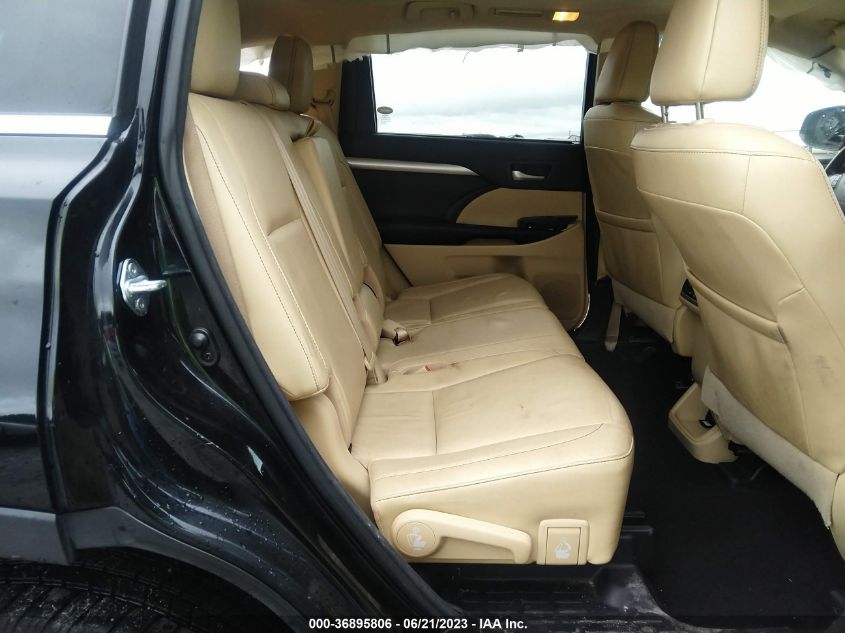 2017 TOYOTA HIGHLANDER XLE/SE - 5TDJZRFH7HS378613
