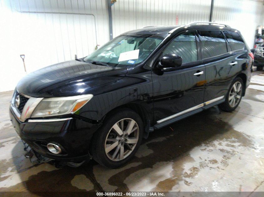 2013 NISSAN PATHFINDER PLATINUM - 5N1AR2MN2DC665901