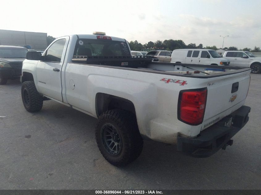 2016 CHEVROLET SILVERADO 1500 WORK TRUCK - 1GCNKNEH9GZ303229