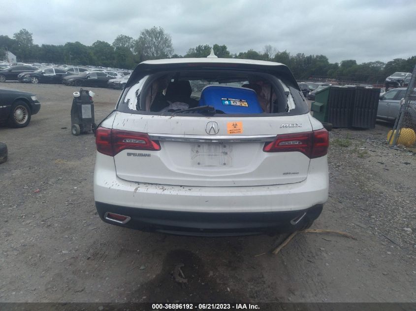 2016 ACURA MDX TECHNOLOGY - 5FRYD4H49GB024670