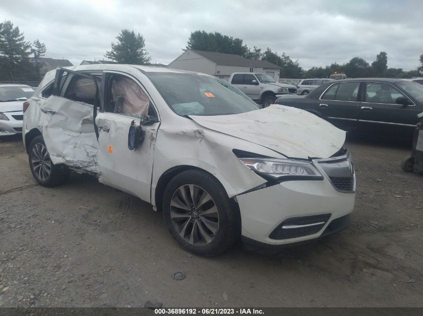 2016 ACURA MDX TECHNOLOGY - 5FRYD4H49GB024670