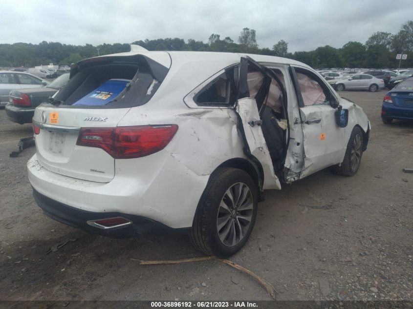 2016 ACURA MDX TECHNOLOGY - 5FRYD4H49GB024670