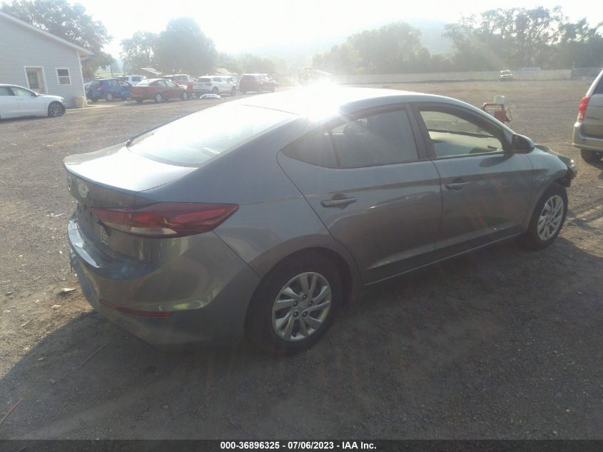 2018 HYUNDAI ELANTRA SE - KMHD74LF0JU608594