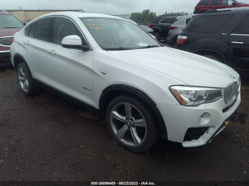 2016 BMW X4 XDRIVE28I - 5UXXW3C56G0R21167