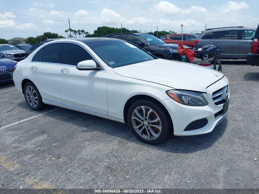 55SWF4KB8FU002893 2015 MERCEDES-BENZ C-CLASS - Image 1