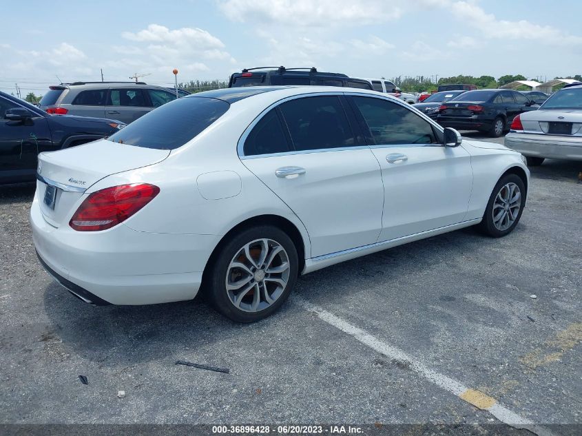 55SWF4KB8FU002893 2015 MERCEDES-BENZ C-CLASS, photo no. 4