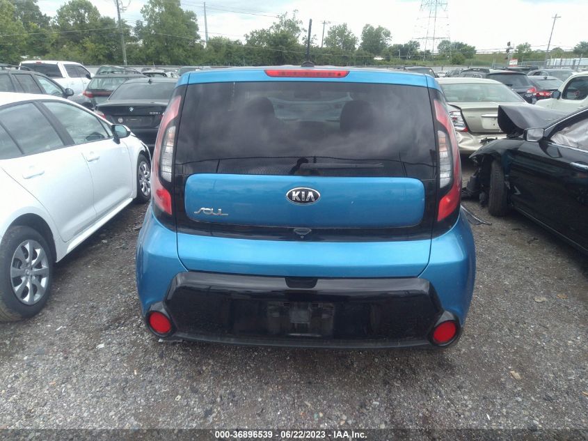 2016 KIA SOUL + - KNDJP3A58G7385062