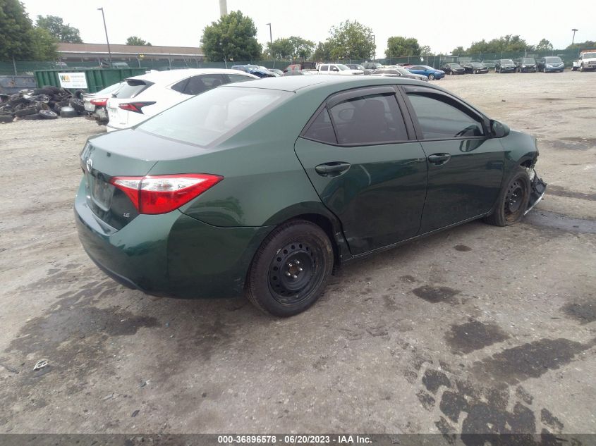 2015 TOYOTA COROLLA L/LE/LE PLS/PRM/S/S PLS - 2T1BURHE8FC371875