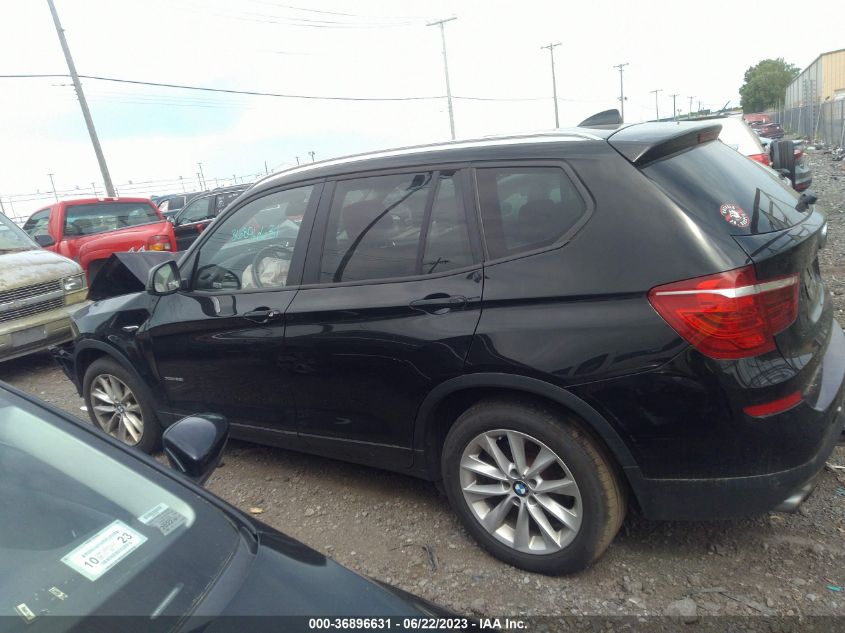 2017 BMW X3 XDRIVE28I - 5UXWX9C38H0T20693