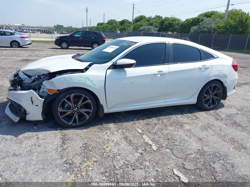 VIN 19XFC2F83LE013072 2020 HONDA CIVIC SEDAN SPORT