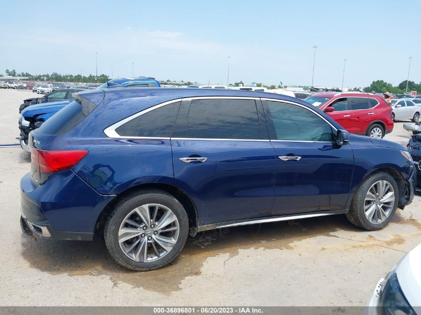 2017 ACURA MDX W/TECHNOLOGY PKG - 5FRYD4H54HB007902