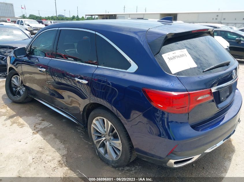 2017 ACURA MDX W/TECHNOLOGY PKG - 5FRYD4H54HB007902