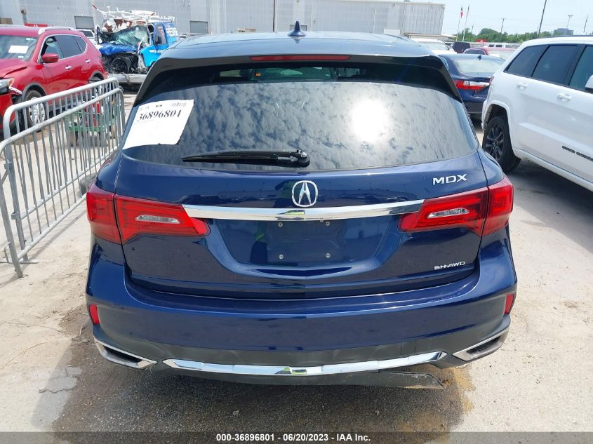 2017 ACURA MDX W/TECHNOLOGY PKG - 5FRYD4H54HB007902