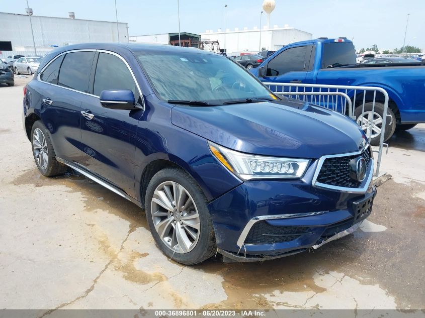 2017 ACURA MDX W/TECHNOLOGY PKG - 5FRYD4H54HB007902