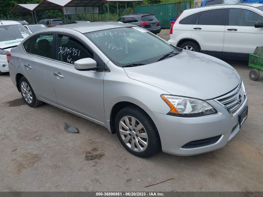 2015 NISSAN SENTRA S - 3N1AB7AP5FY258521