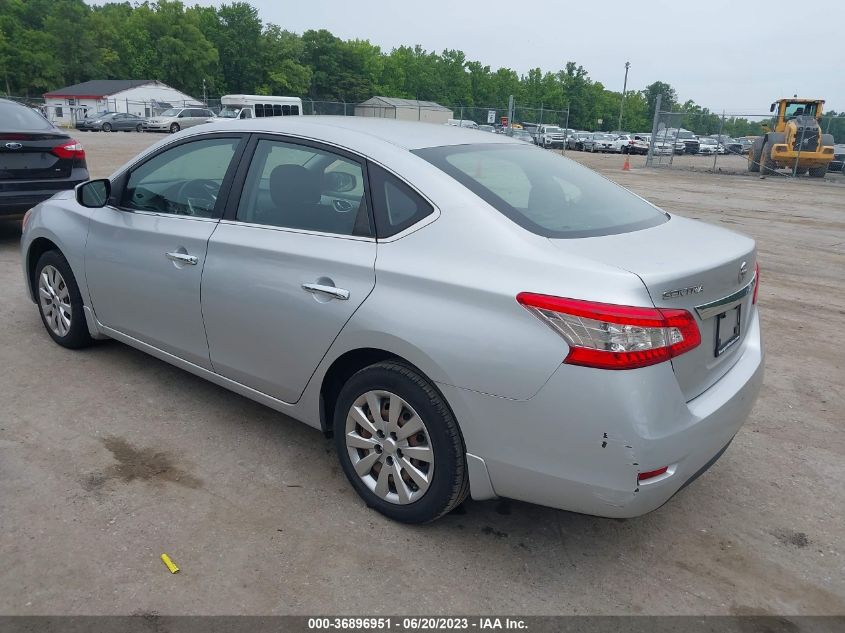 2015 NISSAN SENTRA S - 3N1AB7AP5FY258521