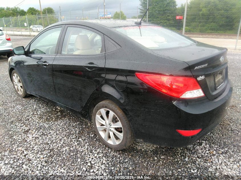 2013 HYUNDAI ACCENT GLS - KMHCU4AE0DU580346