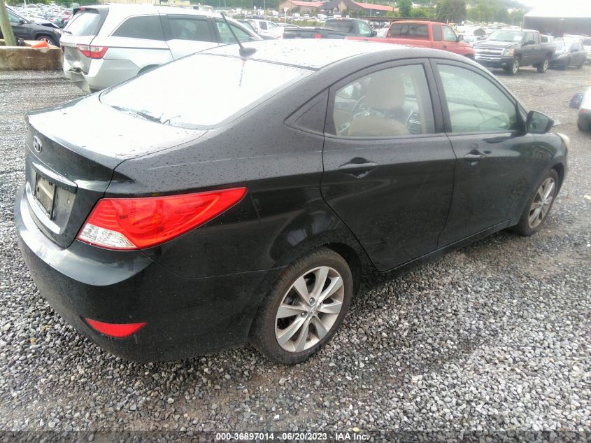 2013 HYUNDAI ACCENT GLS - KMHCU4AE0DU580346