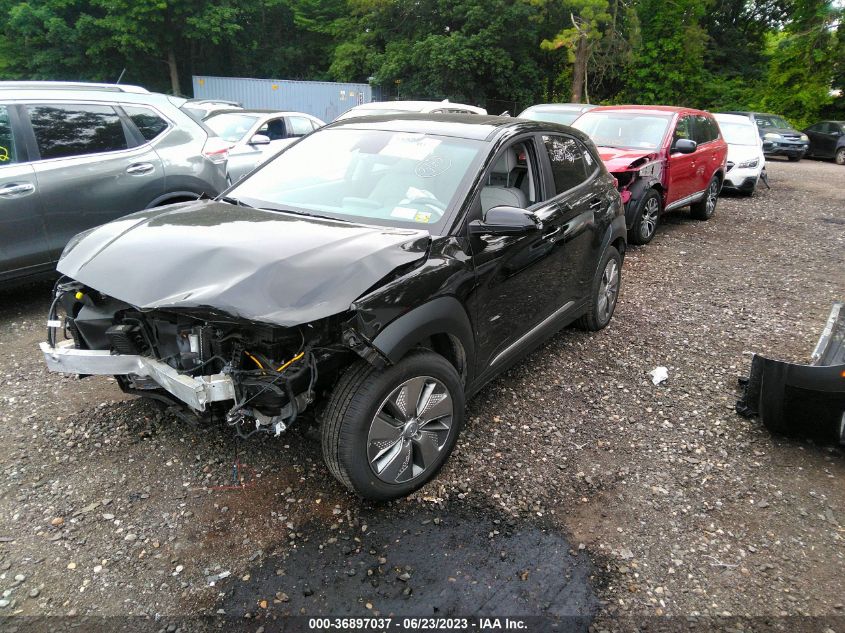 2021 HYUNDAI KONA EV LIMITED - KM8K33AG1MU126813