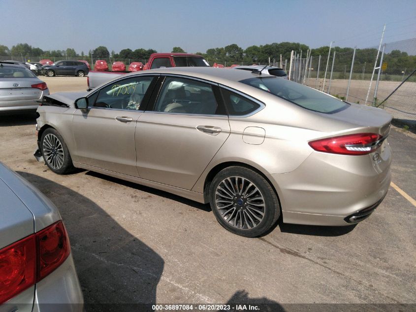 2017 FORD FUSION SE - 3FA6P0T98HR257053