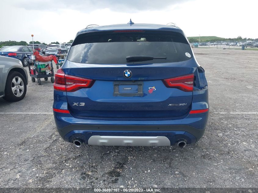 2020 BMW X3 XDRIVE30I - 5UXTY5C05L9D65158