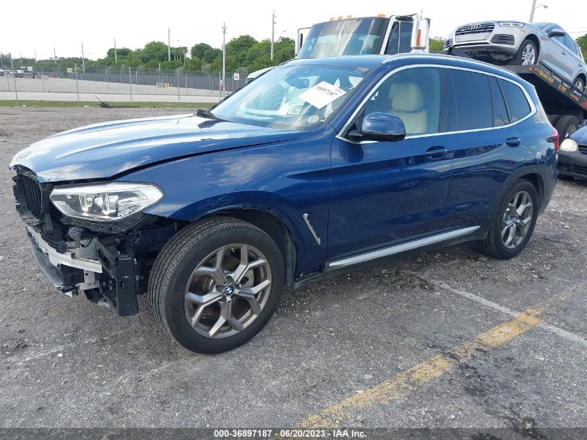 2020 BMW X3 XDRIVE30I - 5UXTY5C05L9D65158