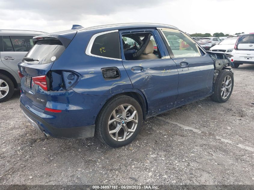 2020 BMW X3 XDRIVE30I - 5UXTY5C05L9D65158