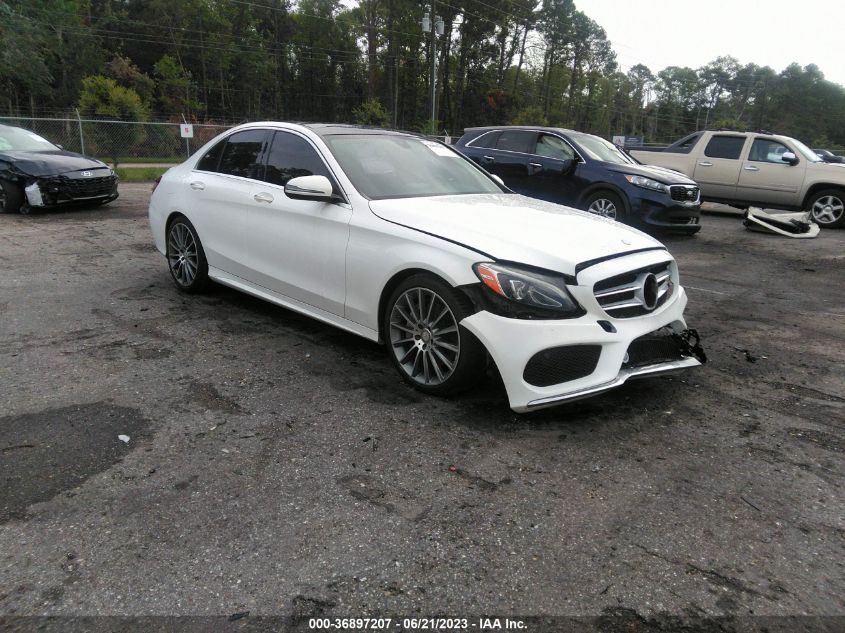 2016 MERCEDES-BENZ C-CLASS C 300 - 55SWF4KBXGU169113