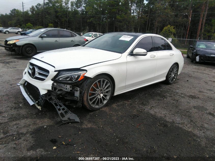 2016 MERCEDES-BENZ C-CLASS C 300 - 55SWF4KBXGU169113