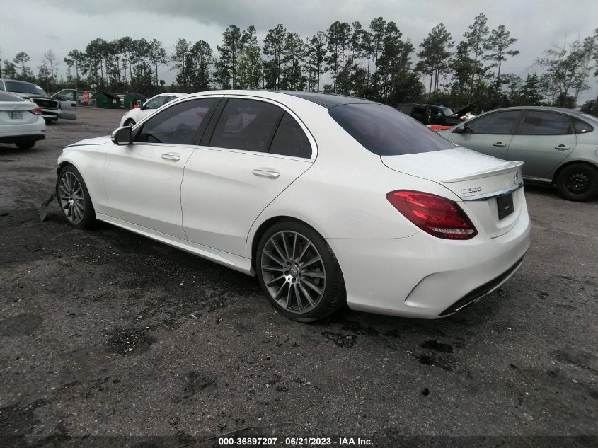 2016 MERCEDES-BENZ C-CLASS C 300 - 55SWF4KBXGU169113