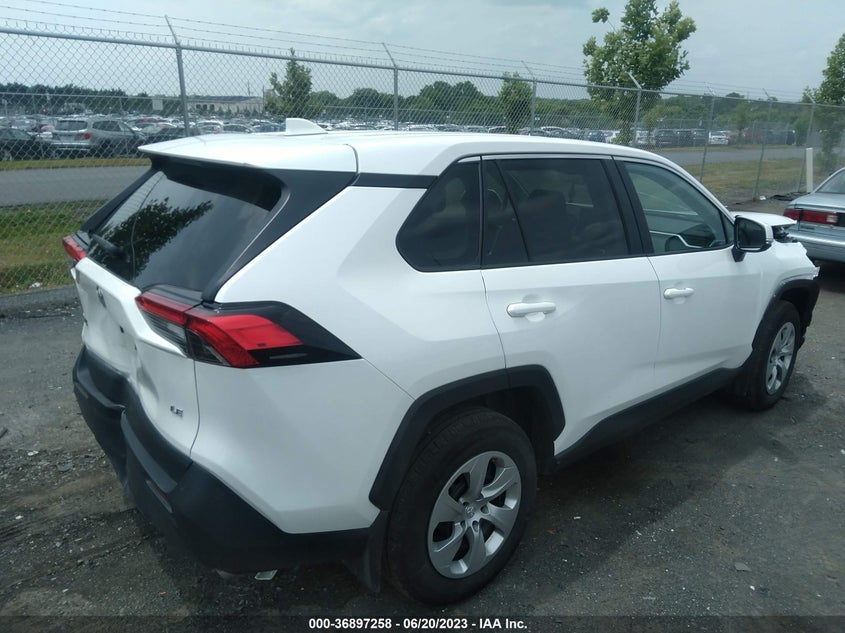 VIN 2T3K1RFV4NW222251 2022 TOYOTA RAV4 LE