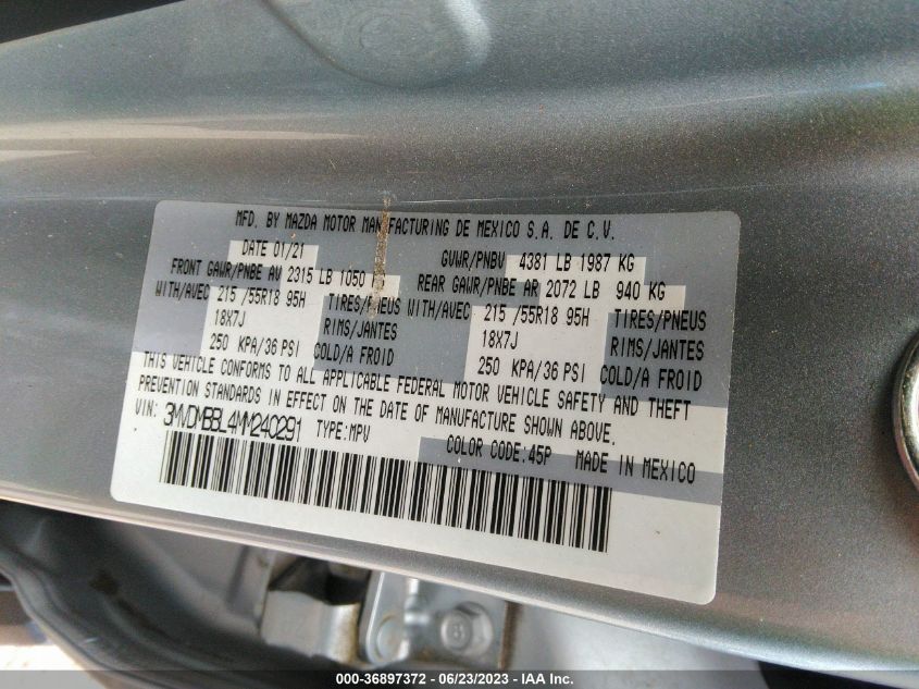 2021 MAZDA CX-30 SELECT - 3MVDMBBL4MM240291