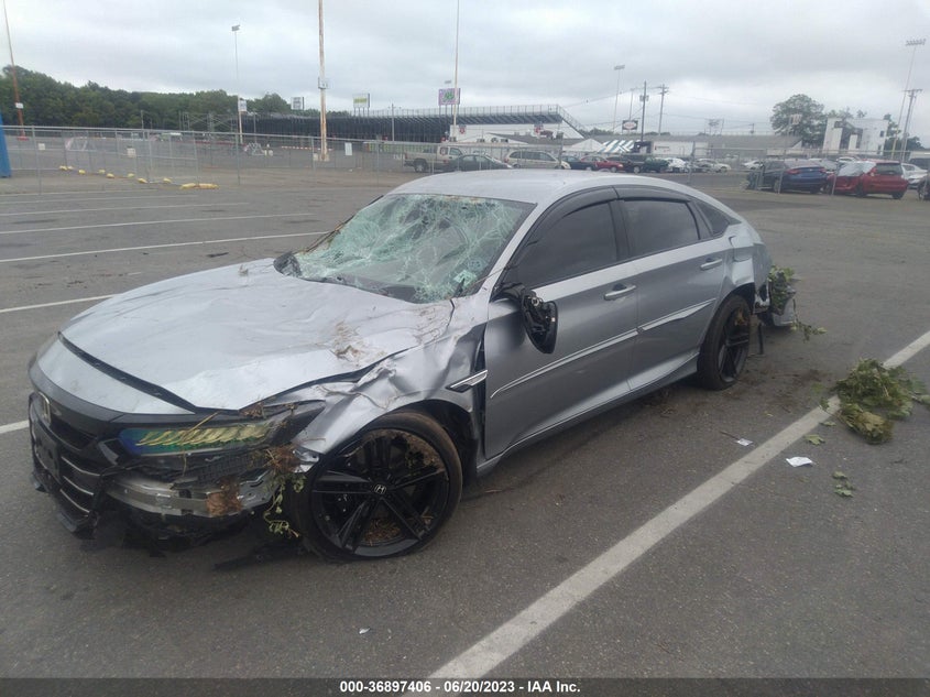 VIN 1HGCV1F49MA046376 2021 HONDA ACCORD SEDAN SPORT SE