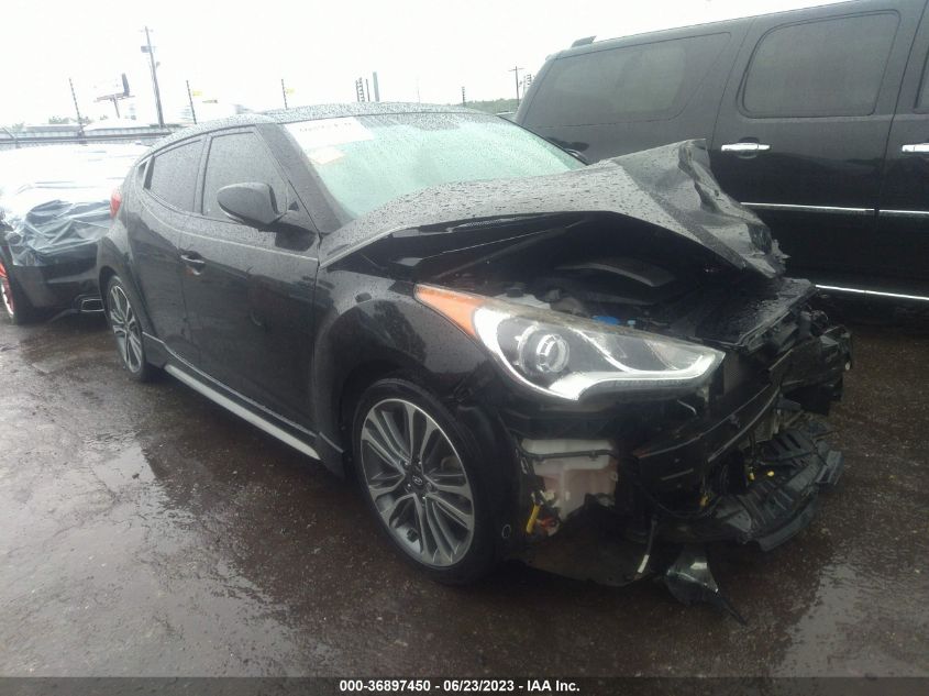 2016 HYUNDAI VELOSTER TURBO - KMHTC6AE6GU295606