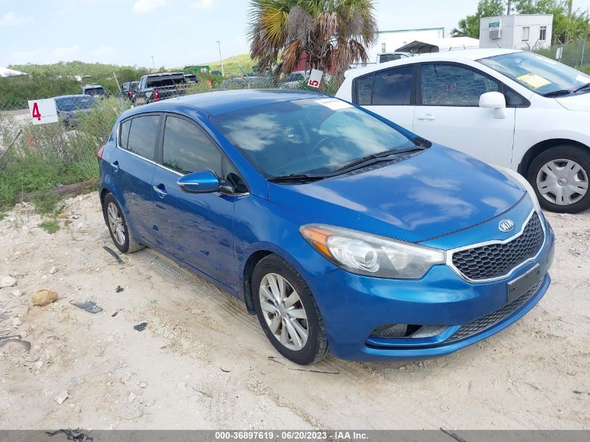 2015 KIA FORTE 5-DOOR EX - KNAFX5A80F5316806