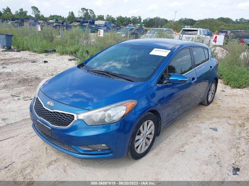 2015 KIA FORTE 5-DOOR EX - KNAFX5A80F5316806