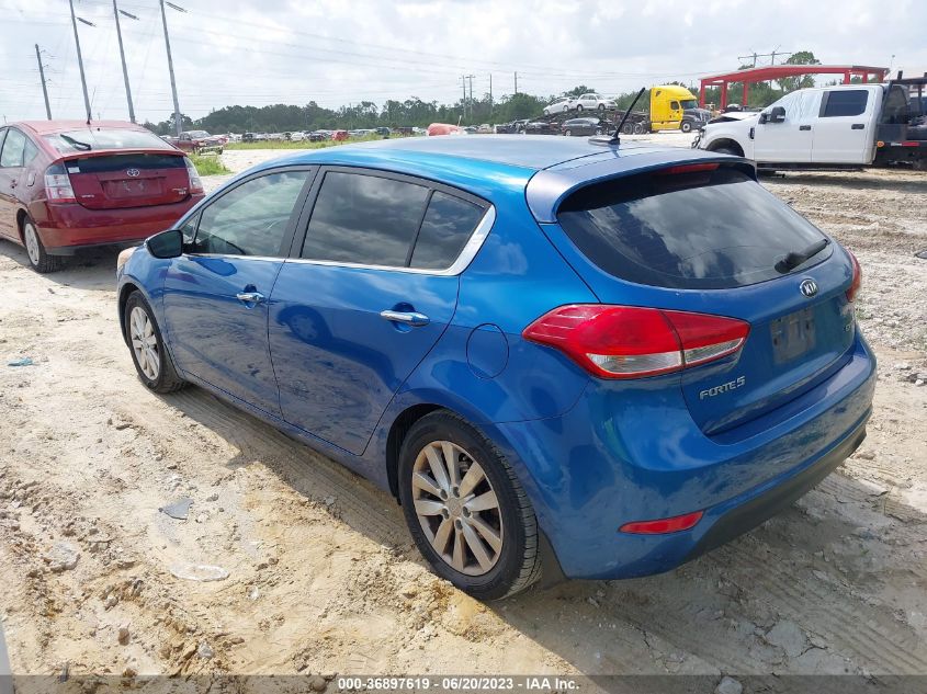 2015 KIA FORTE 5-DOOR EX - KNAFX5A80F5316806