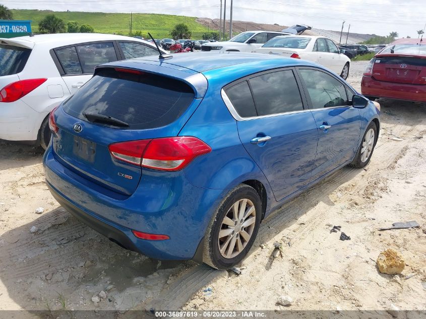 2015 KIA FORTE 5-DOOR EX - KNAFX5A80F5316806