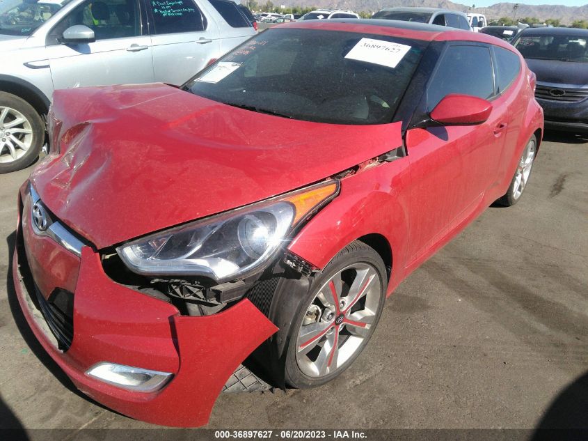 2016 HYUNDAI VELOSTER - KMHTC6AD0GU270711