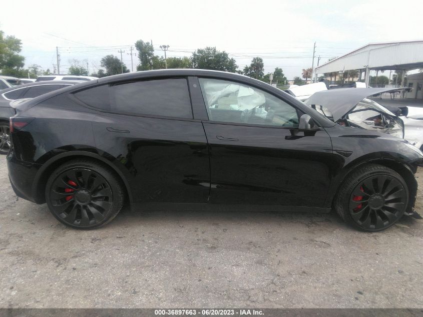 2022 TESLA MODEL Y - 7SAYGDEF0NF457213