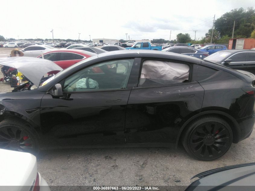 2022 TESLA MODEL Y - 7SAYGDEF0NF457213
